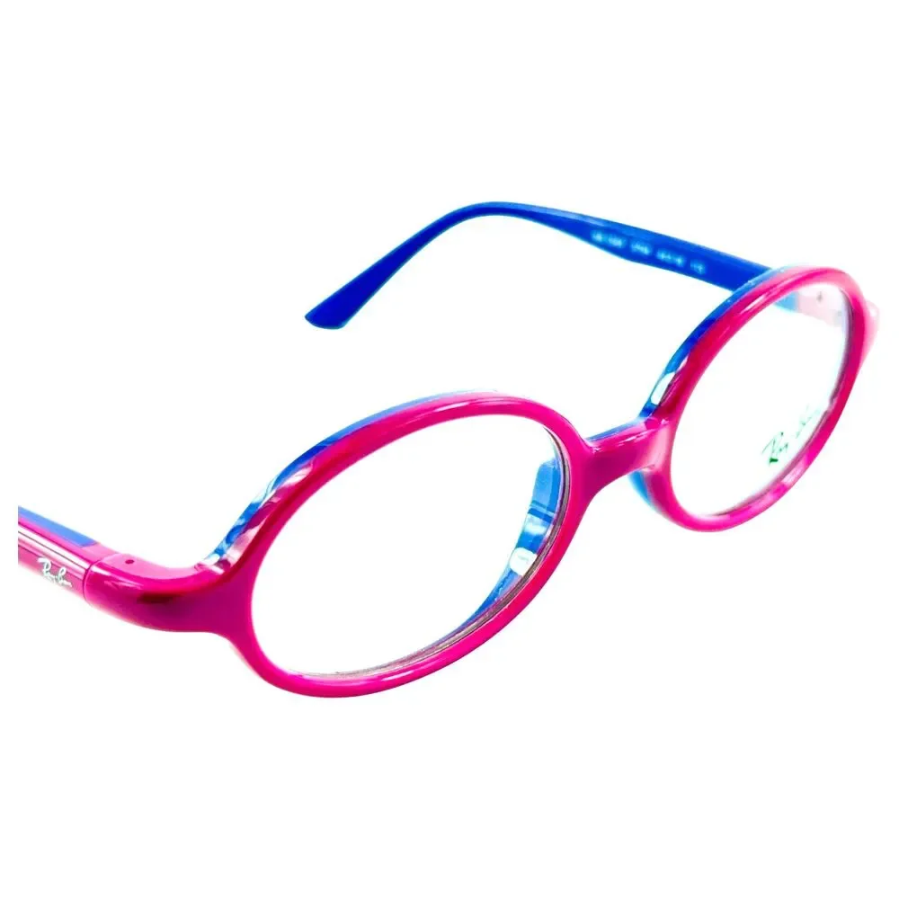 Ray Ban JR RB1545 Kids Plastic Eyeglass Frame 3704 Fuchsia On Rubber 44-16
